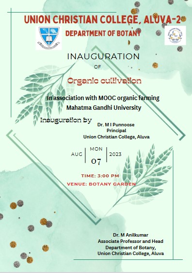 Inauguration of Organic Cultivation