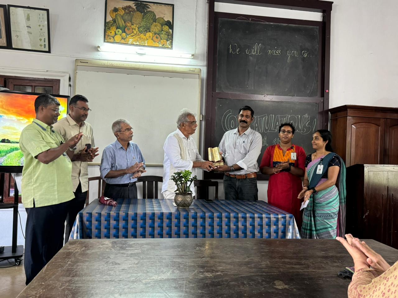 Congratulatory meeting for Dr. Anilkumar M has been appointed as Principal, Sree Sankara College, Kalady