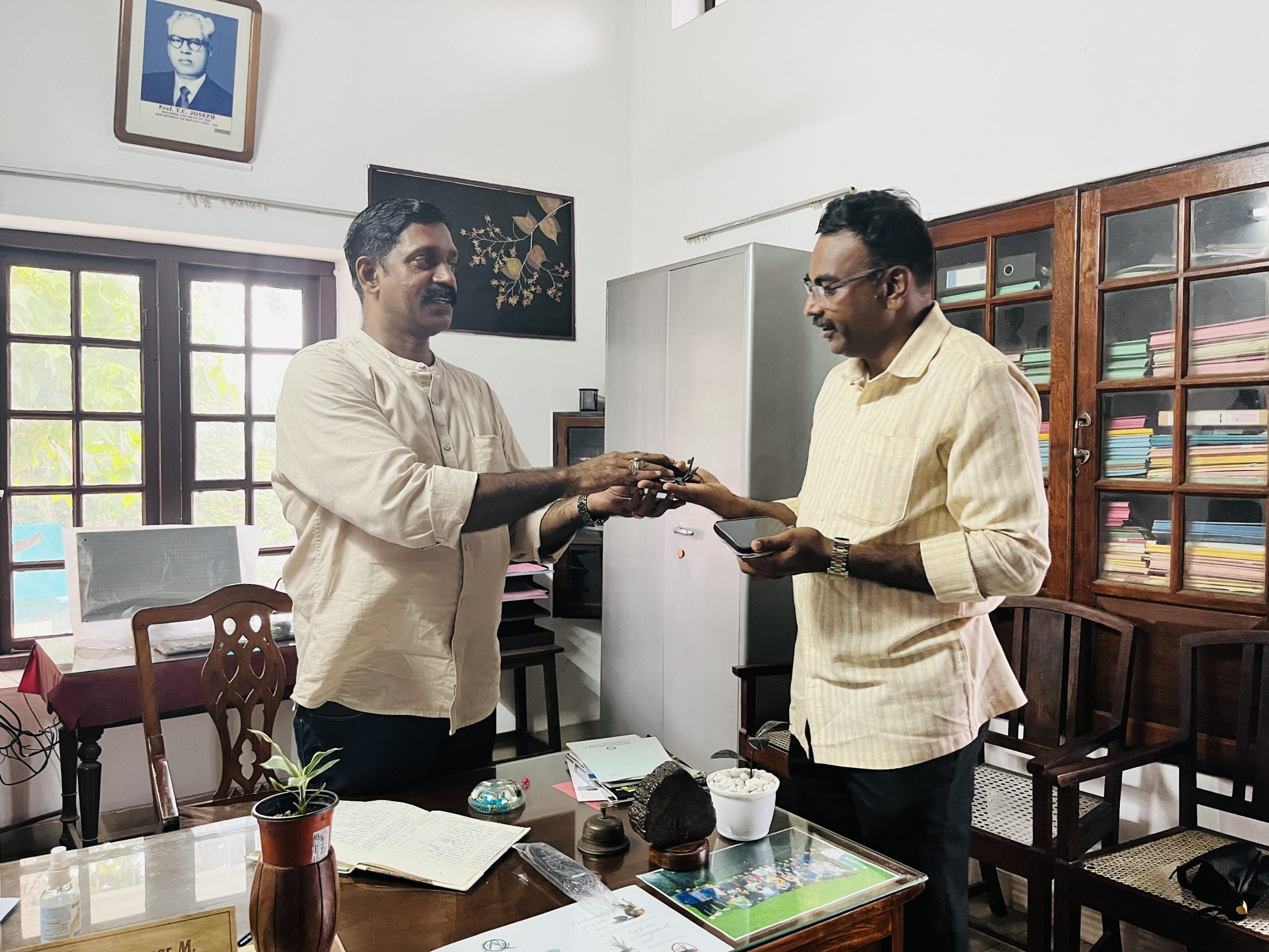 Dr. Justin R Nayagam, appointed as HOD, Department of Botany, UC College, Aluva