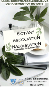 Botany Association Inauguration