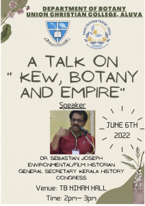 Talk on Kew Botany
