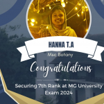 Congratulations to the PG rank Holder- 2024