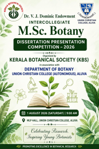 Dr. V. J. Dominic Endowment Intercollegiate M.Sc. Botany Dissertation Presentation Competition – 202